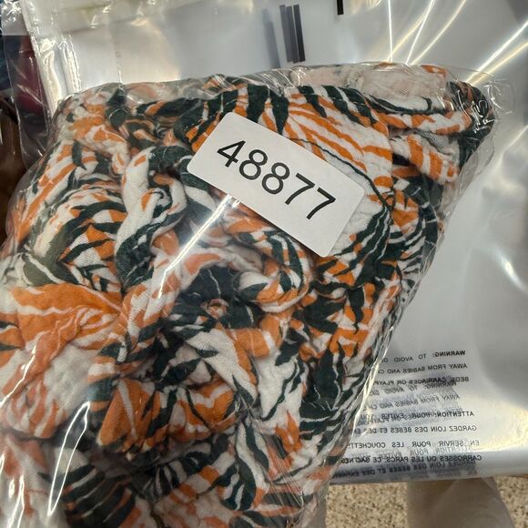 Serra Dress Women M Medium White Floral Shift Midi V-Neck Sleeveless Cotton - Picture 5 of 5